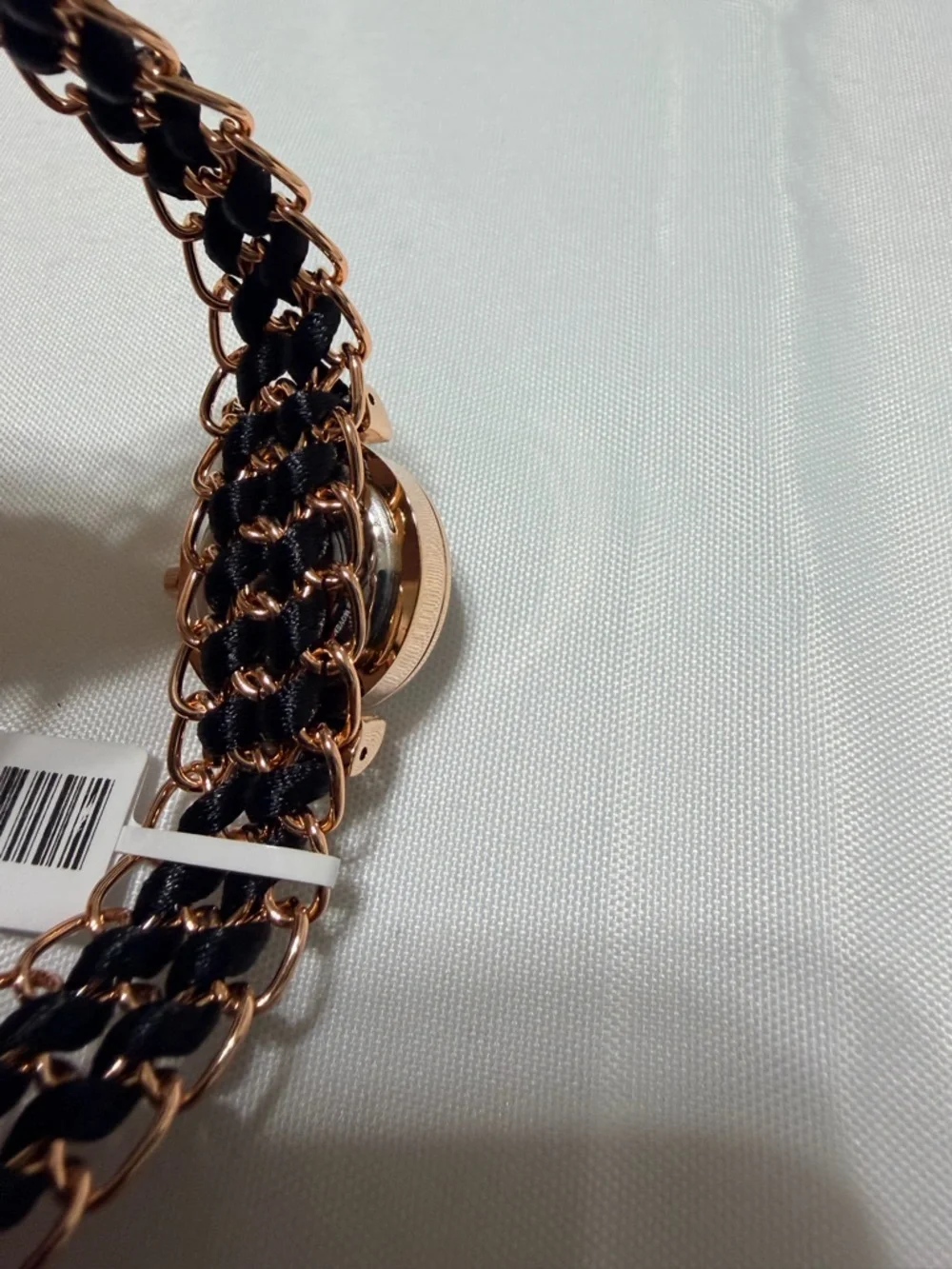 Women's Montres Prestige by Invicta Rose Gold and Black Chain Link Watch - Picture 6 of 7
